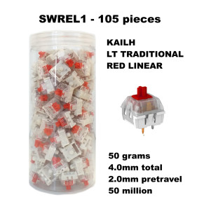 Set 105 sottotasti Switch Kailh LT Red Linear