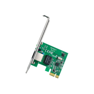 ADATTTORE 32-BIT GIGABIT PCIe NETWORKS ADAPTER, REALTEK RTL8168B, 10/100/1000 MBPS AUTONEGOTIATION RJ45 PORT, AUTO MDI/MDIX