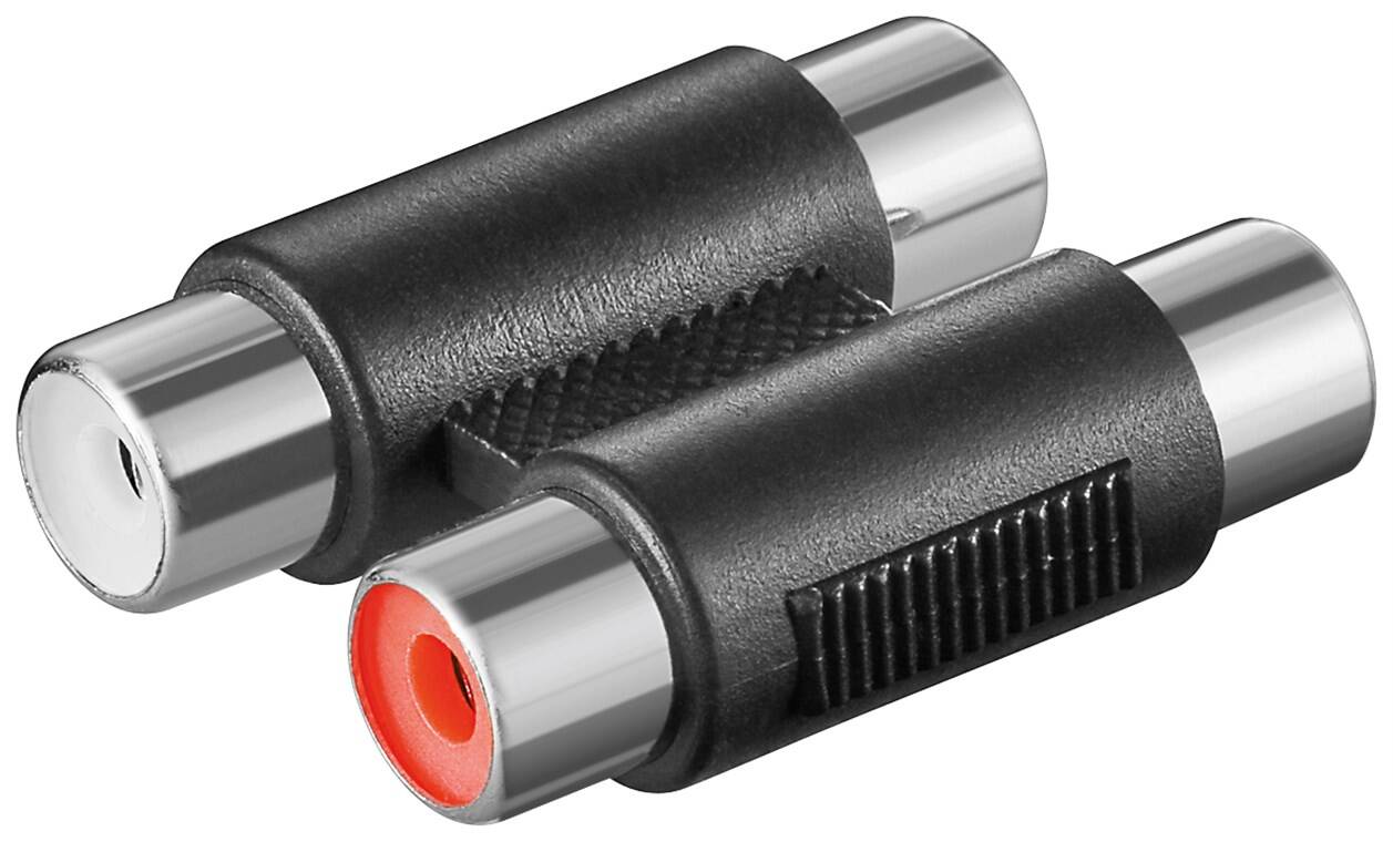 ADATTATORE AUDIO 2 x CINCH (RCA) FEMMINA 2 x CINCH (RCA) FEMMINA