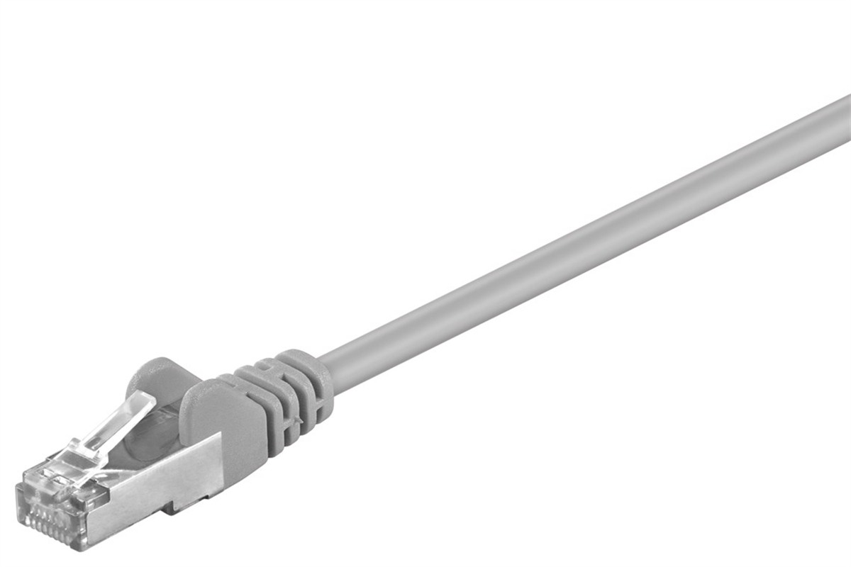 Cavo patch cat 5E schermato SFTP 10 mt. colore grigio