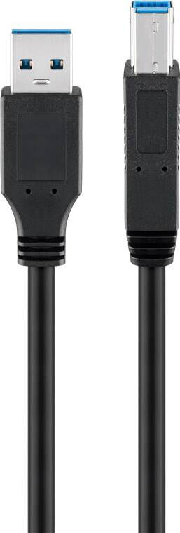 CAVO USB 3.0 CONNETTORI A-B 9 POLI - LUNGHEZZA MT. 1