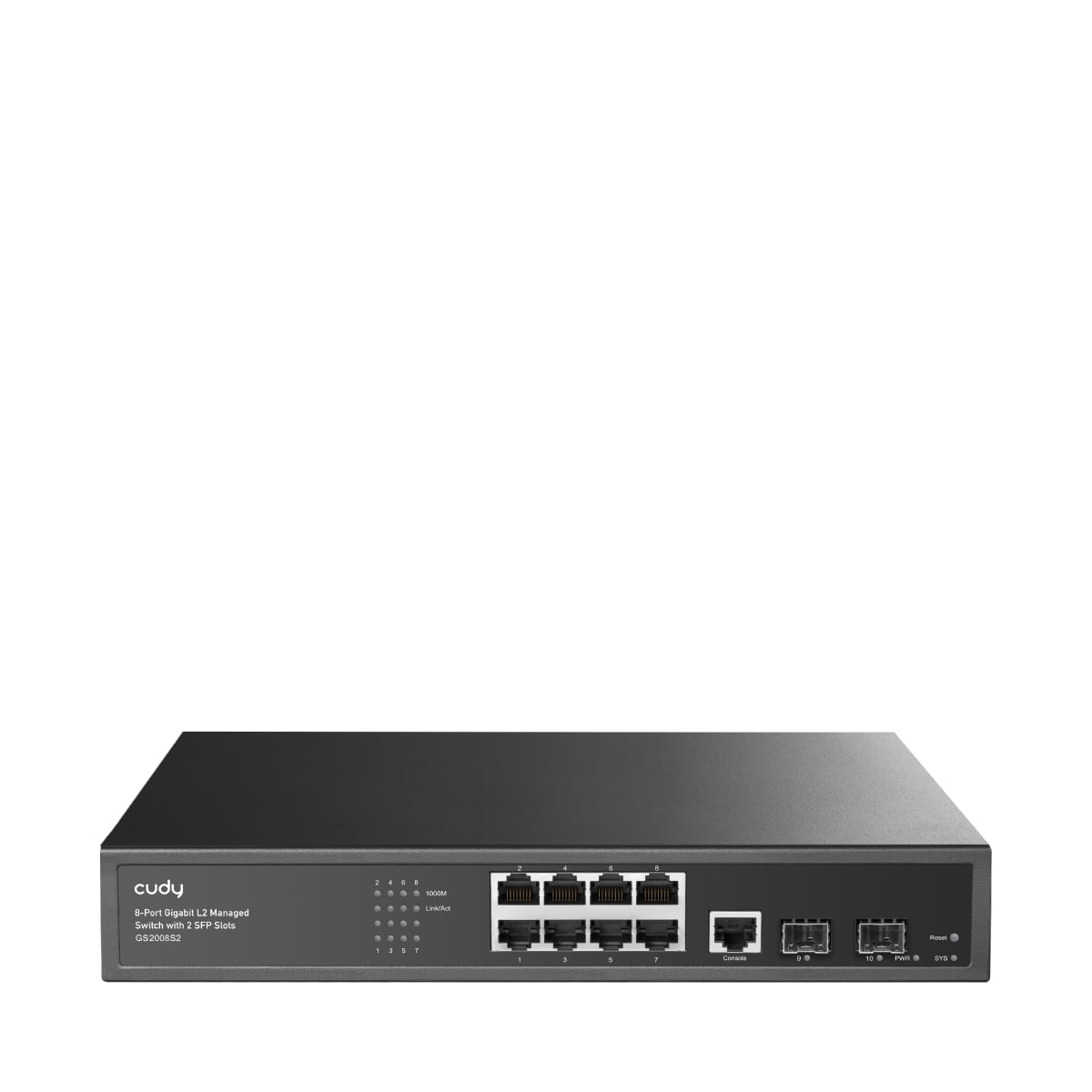 Switch Gigabit gestito L2 8 GbE 2 SFP